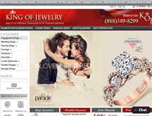 Tablet Screenshot of kingofjewelry.com